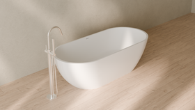 Badeloft render 2026 | BW-02-XL | White | Matte | angle 4 | 16x9