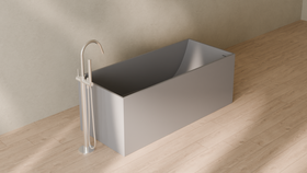 Badeloft render 2026 | BW-06-L | Grey | Matte | angle 4 | 16x9