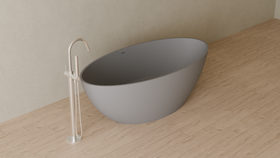 Badeloft render 2026 | BW-05-XL | Grey | Matte | angle 4 | ver 2 | 16x9