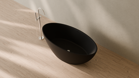 Badeloft render 2026 | BW-05-L | Black | Matte | angle 2 | 16x9