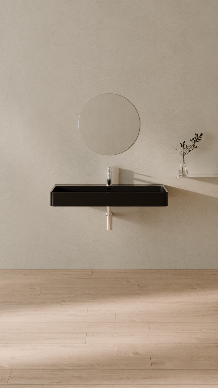 Badeloft details portrait 2026 | WT-01-XL | Black | Sink_Glossy_Black__Camera_Angle_1.png