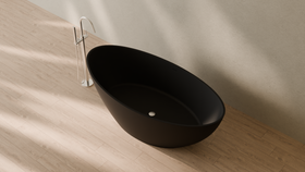 Badeloft render 2026 | BW-03-XL | Black | Matte | angle 2 | 16x9