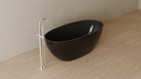 Badeloft render 2026 | BW-10-M | Black | Glossy | angle 4 | ver 2 | 16x9