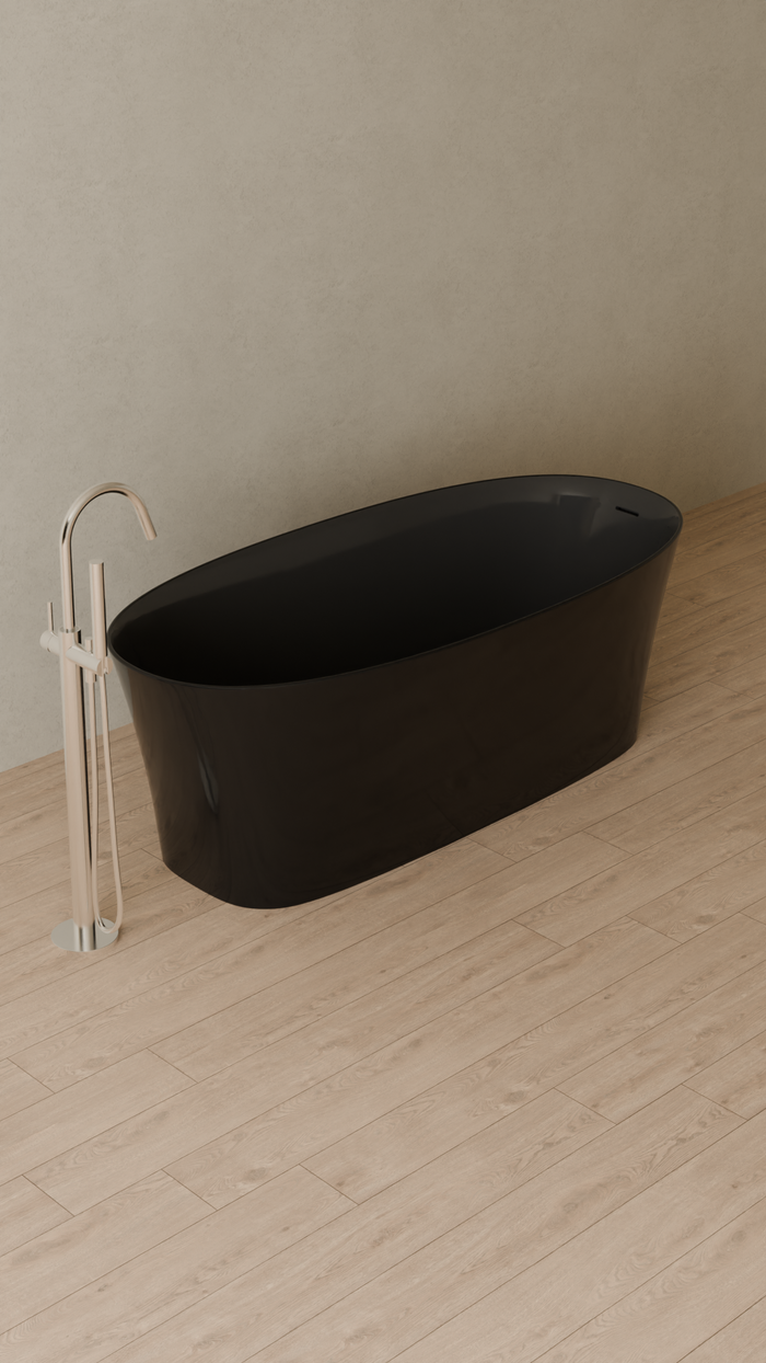 Badeloft details portrait 2026 | BW-12 | Black | Bathtub_Glossy_Black__Camera_Angle_4.png