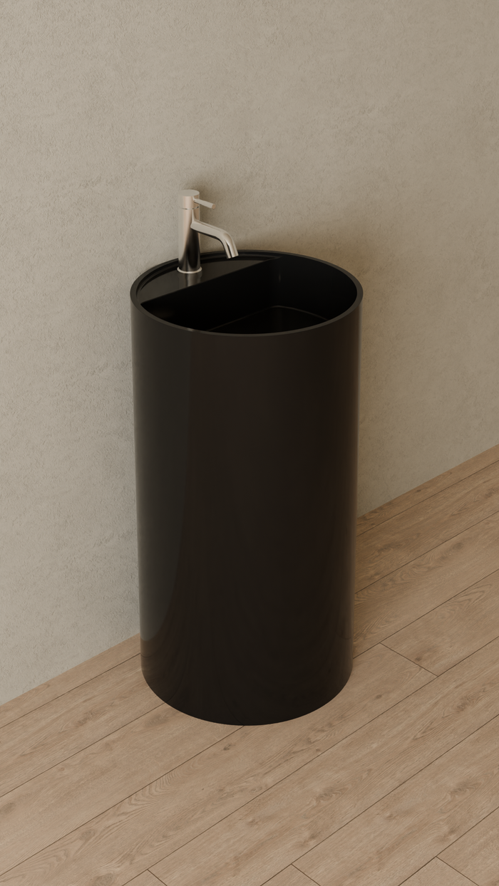 Badeloft details portrait 2026 | SB-03-A | Black | Sink_Glossy_Black__Camera_Angle_4.png