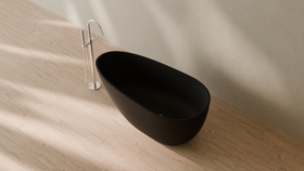 Badeloft render 2026 | BW-01-S | Black | Matte | angle 2 | 16x9