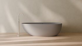 Badeloft render 2026 | BW-01-XL | Grey | Matte | angle 1 | 16x9