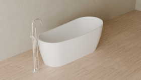 Badeloft render 2026 | BW-09 | White | Matte | angle 4 | ver 2 | 16x9