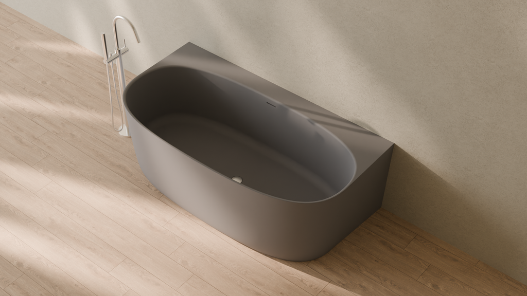 Badeloft render 2026 | BW-11 | Grey | Matte | angle 2 | 16x9