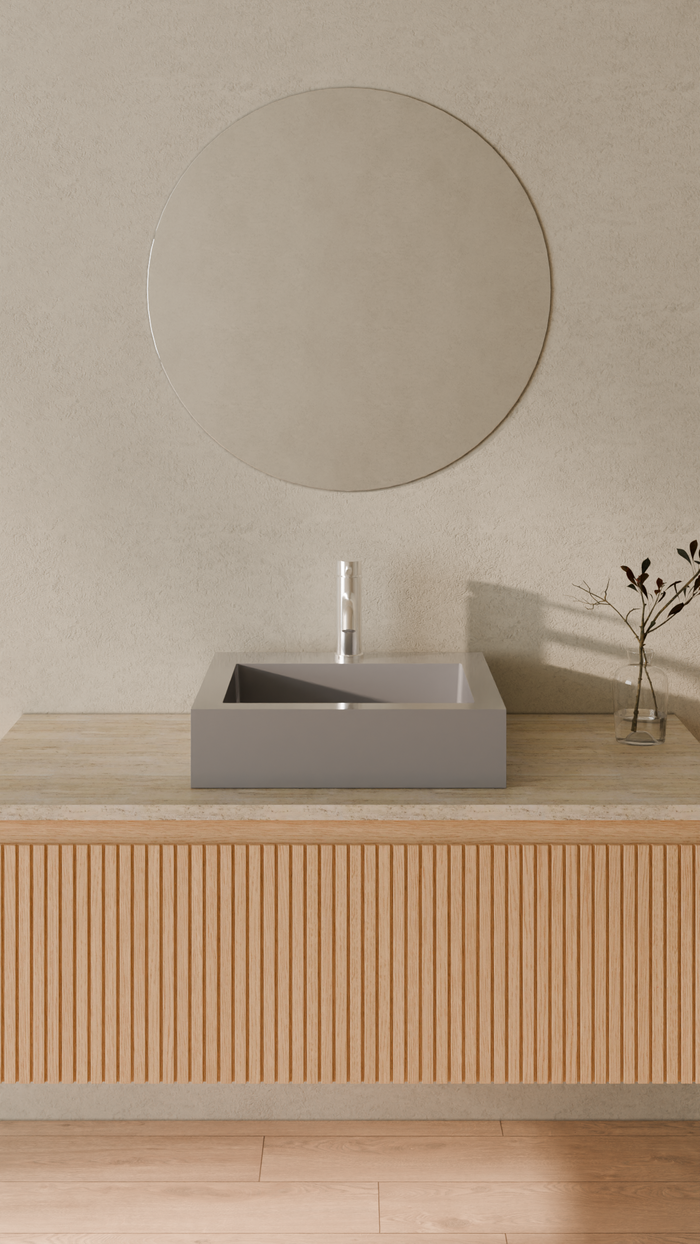 Badeloft details portrait 2026 | WB-05-S | Grey | Sink_Glossy_Grey__Camera_Angle_1.png
