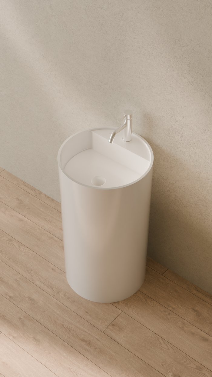 Badeloft details portrait 2026 | SB-03-A | White | Sink_Glossy_White__Camera_Angle_2.png