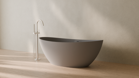 Badeloft render 2026 | BW-03-L | Grey | Matte | angle 3 | 16x9