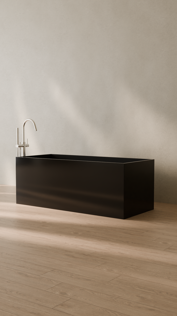 Badeloft details portrait 2026 | BW-06-L | Black | Bathtub_Glossy_Black__Camera_Angle_3.png