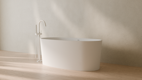 Badeloft render 2026 | BW-08 | White | Matte | angle 3 | 16x9
