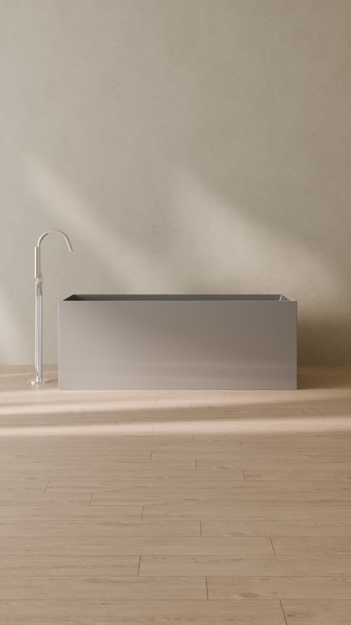 Badeloft details portrait 2026 | BW-06-L | Grey | Bathtub_Glossy_Grey__Camera_Angle_1.png