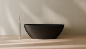 Badeloft render 2026 | BW-05-XL | Black | Matte | angle 1 | 16x9