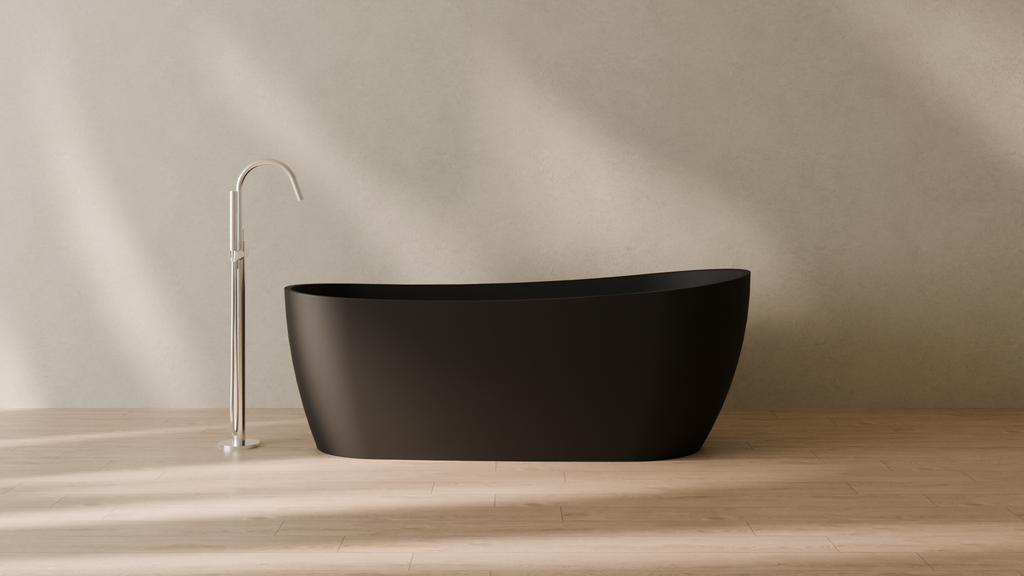 Badeloft render 2026 | BW-09 | Black | Matte | angle 1 | 16x9