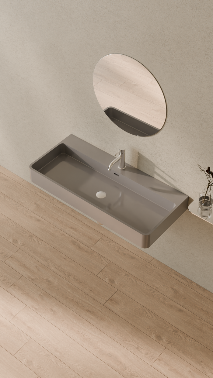 Badeloft details portrait 2026 | WT-01-XL | Grey | Sink_Glossy_Grey__Camera_Angle_2.png