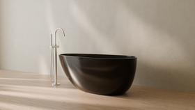 Badeloft render 2026 | BW-01-S | Black | Glossy | angle 3 | 16x9