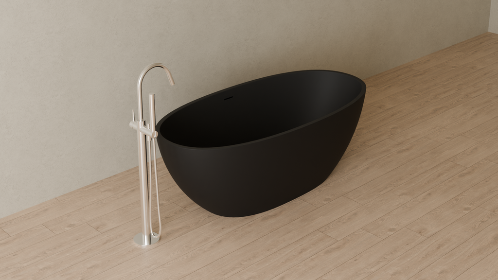 Badeloft render 2026 | BW-10-M | Black | Matte | angle 4 | ver 2 | 16x9