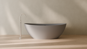 Badeloft render 2026 | BW-03-XL | Grey | Matte | angle 1 | 16x9