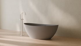 Badeloft render 2026 | BW-03-M | Grey | Matte | angle 3 | 16x9