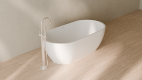 Badeloft render 2026 | BW-02-M | White | Matte | angle 4 | 16x9