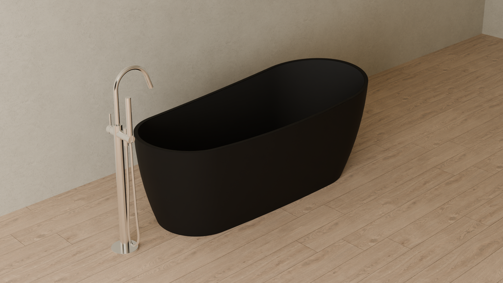 Badeloft render 2026 | BW-09 | Black | Matte | angle 4 | 16x9