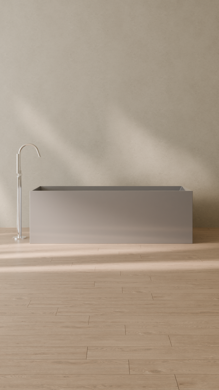 Badeloft details portrait 2026 | BW-06-XL | Grey | Bathtub_Glossy_Grey__Camera_Angle_1.png