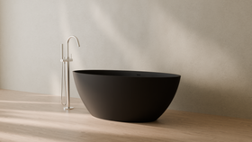 Badeloft render 2026 | BW-05-L | Black | Matte | angle 3 | 16x9