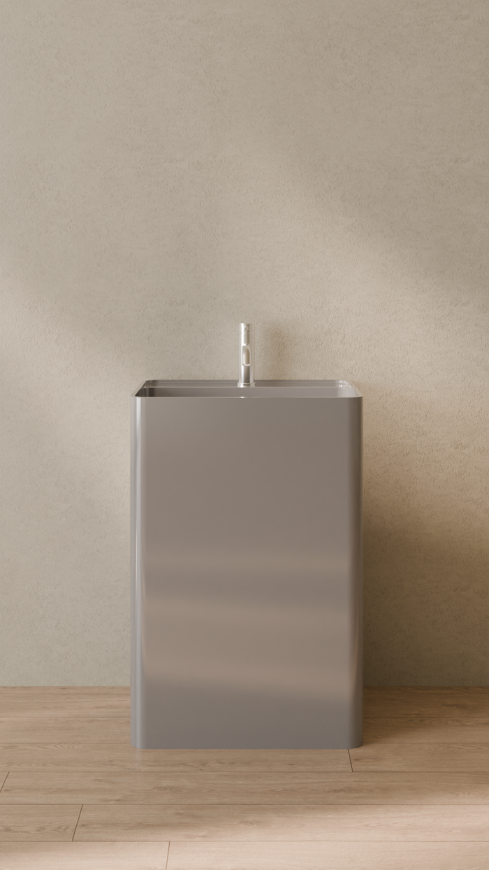 SUPERSEDED 2026-08-29 | Badeloft details portrait 2026 | SB-01-A | Grey | Sink_Glossy_Grey__Camera_Angle_1.png