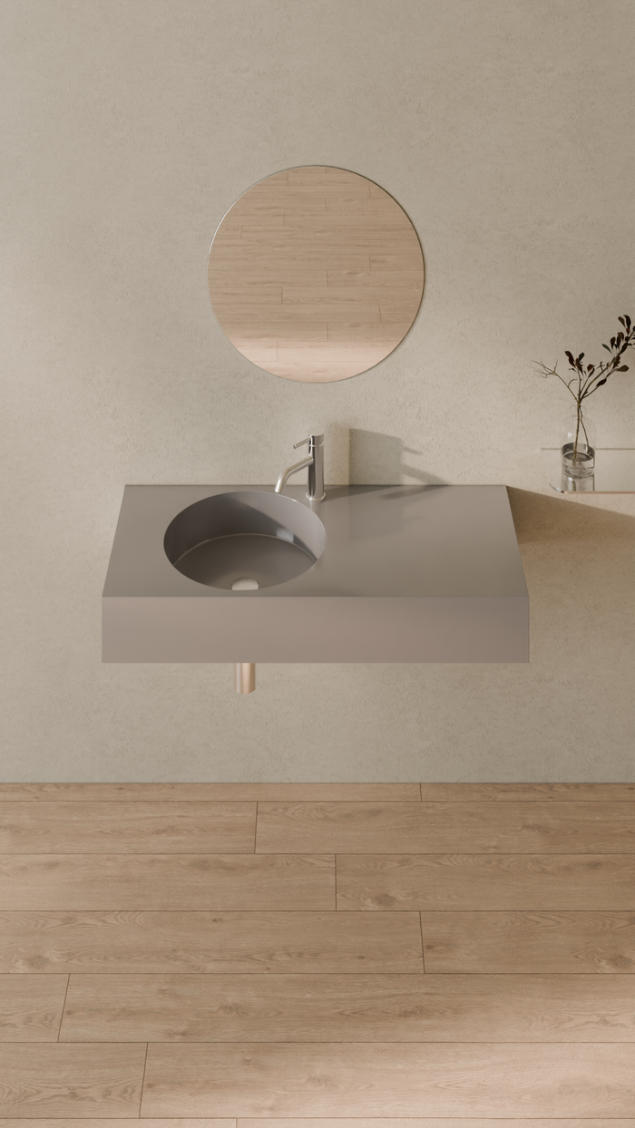 Badeloft details portrait 2026 | WT-02-A | Grey | Sink_Glossy_Grey__Camera_Angle_3.png