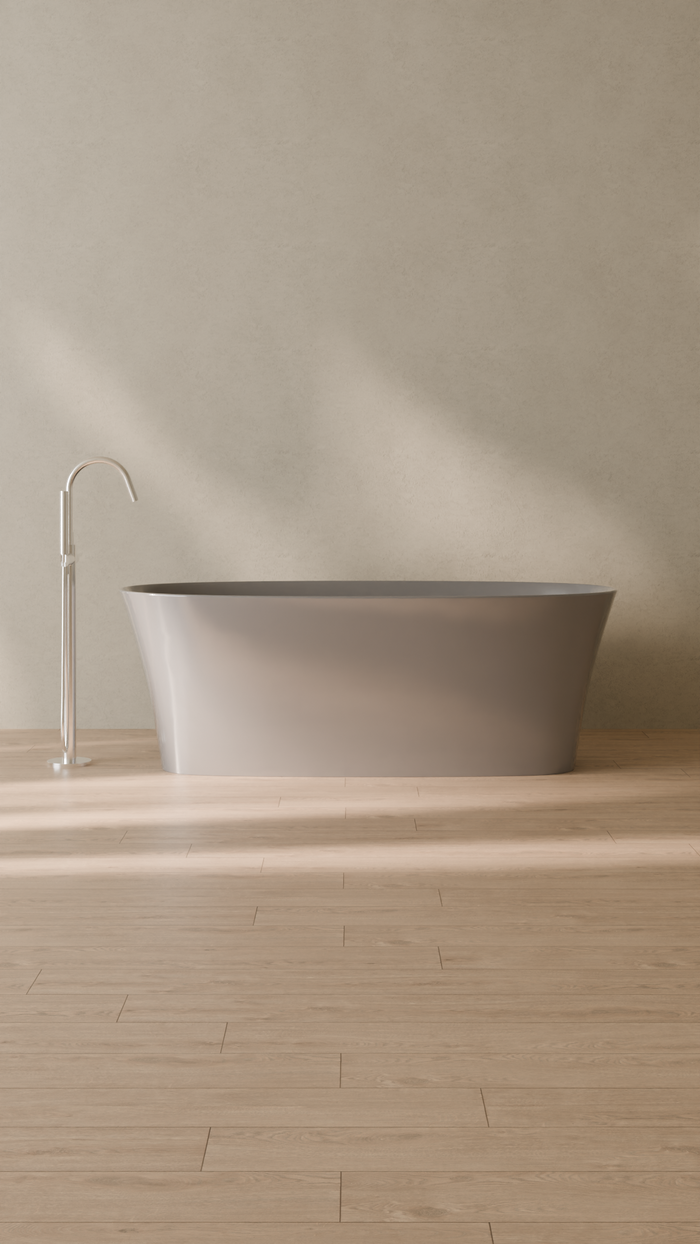 Badeloft details portrait 2026 | BW-12 | Grey | Bathtub_Glossy_Grey__Camera_Angle_1.png