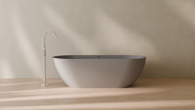 Badeloft render 2026 | BW-02-XL | Grey | Matte | angle 1 | 16x9