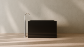 Badeloft render 2026 | BW-06-S | Black | Glossy | angle 1 | 16x9
