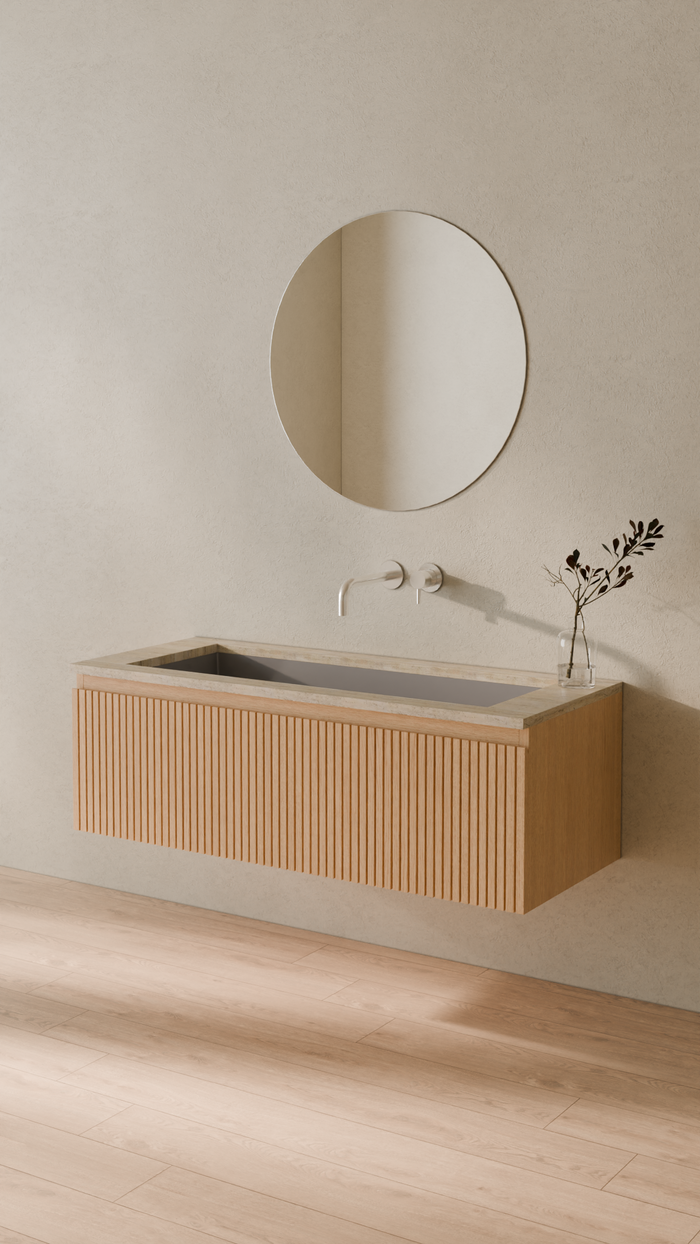 Badeloft details portrait 2026 | UB-04-40 | Grey | Sink_Glossy_Grey__Camera_Angle_3.png