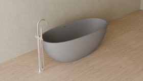 Badeloft render 2026 | BW-10-XL | Grey | Matte | angle 4 | ver 2 | 16x9