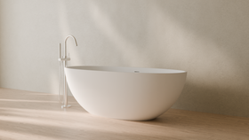 Badeloft render 2026 | BW-10-XL | White | Matte | angle 3 | 16x9