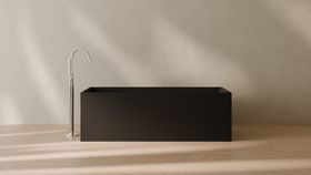 Badeloft render 2026 | BW-06-XL | Black | Matte | angle 1 | 16x9
