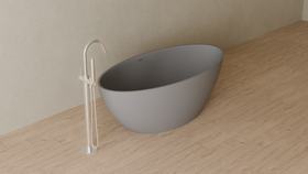 Badeloft render 2026 | BW-05-L | Grey | Matte | angle 4 | ver 2 | 16x9