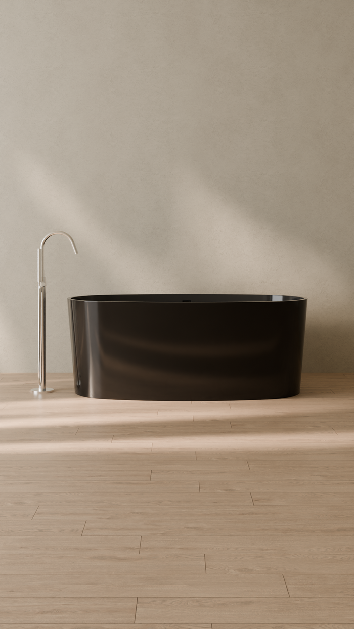 Badeloft details portrait 2026 | BW-08 | Black | Bathtub_Glossy_Black__Camera_Angle_1.png