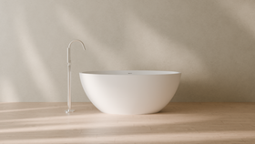 Badeloft render 2026 | BW-04-L | White | Matte | angle 1 | 16x9