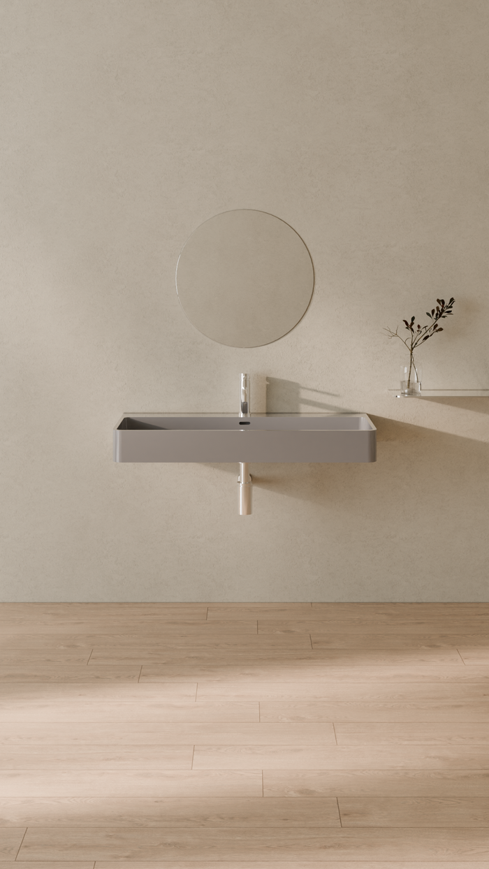 Badeloft details portrait 2026 | WT-01-XL | Grey | Sink_Glossy_Grey__Camera_Angle_1.png