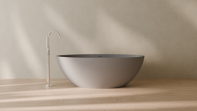 Badeloft render 2026 | BW-04-XL | Grey | Matte | angle 1 | 16x9