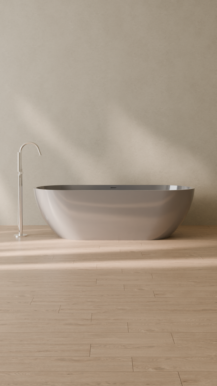 Badeloft details portrait 2026 | BW-02-XL | Grey | Bathtub_Glossy_Grey__Camera_Angle_1.png