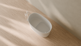 Badeloft render 2026 | BW-08-S | White | Matte | angle 2 | 16x9