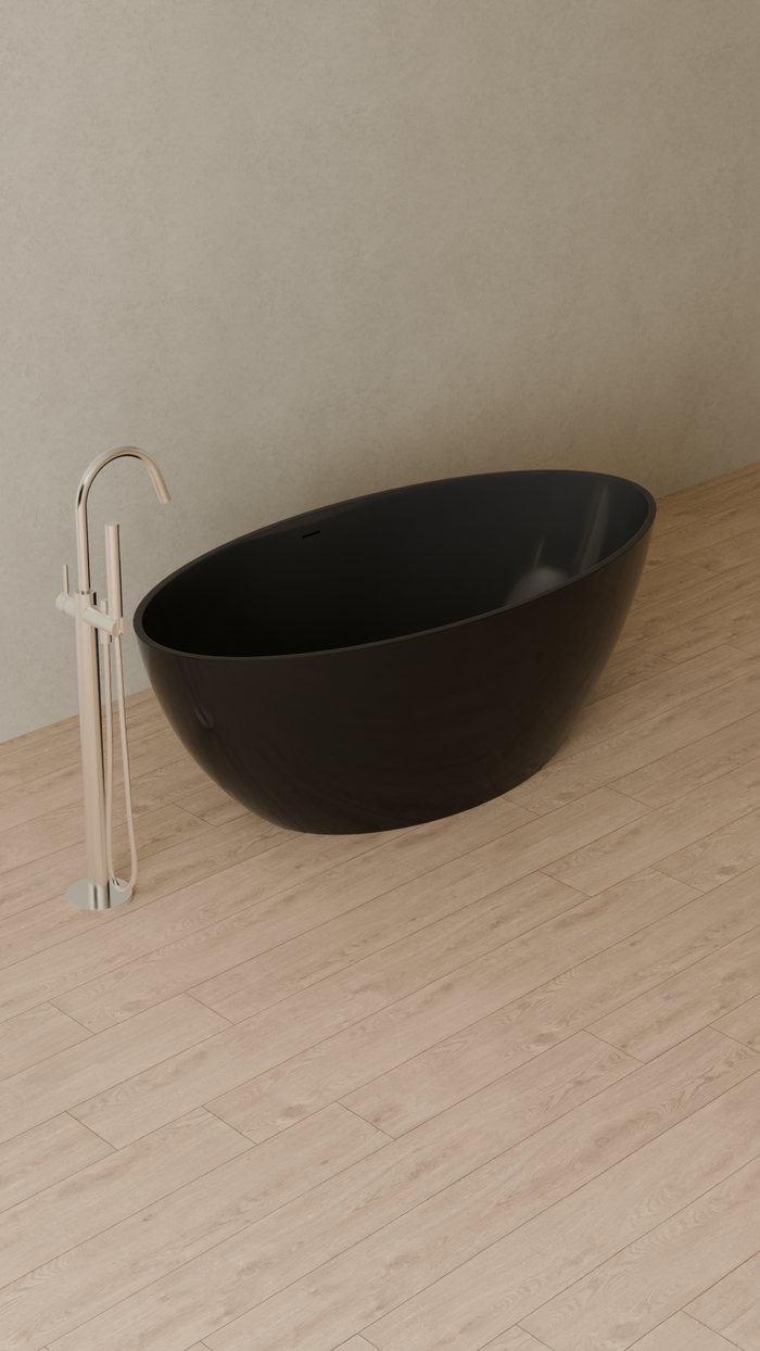 Badeloft details portrait 2026 | BW-05-L | Black | Bathtub_Glossy_Black__Camera_Angle_4.png