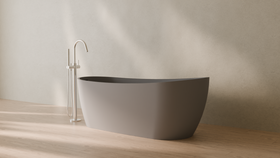 Badeloft render 2026 | BW-09 | Grey | Matte | angle 3 | 16x9