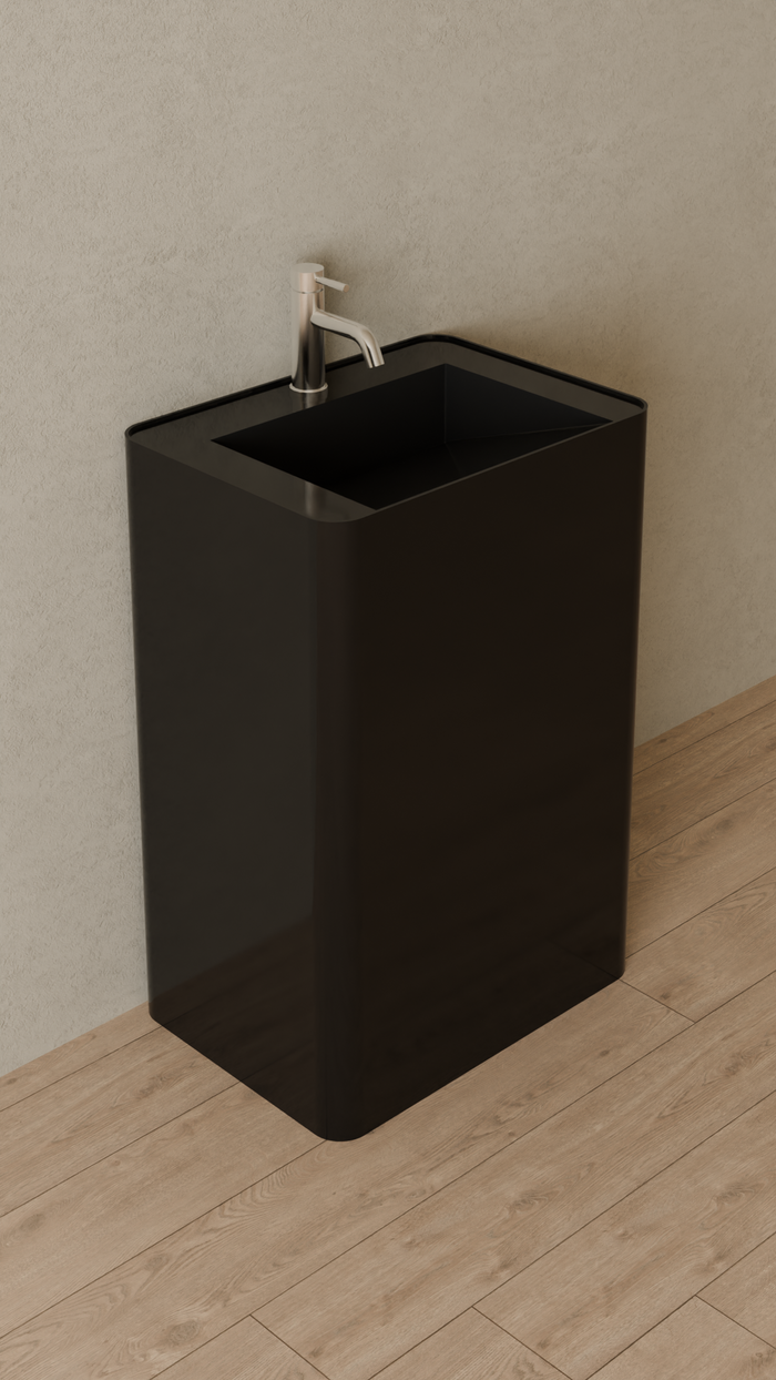 Badeloft details portrait 2026 | SB-04-A | Black | Sink_Glossy_Black__Camera_Angle_4.png