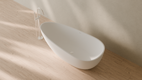 Badeloft render 2026 | BW-01-XL | White | Matte | angle 2 | 16x9